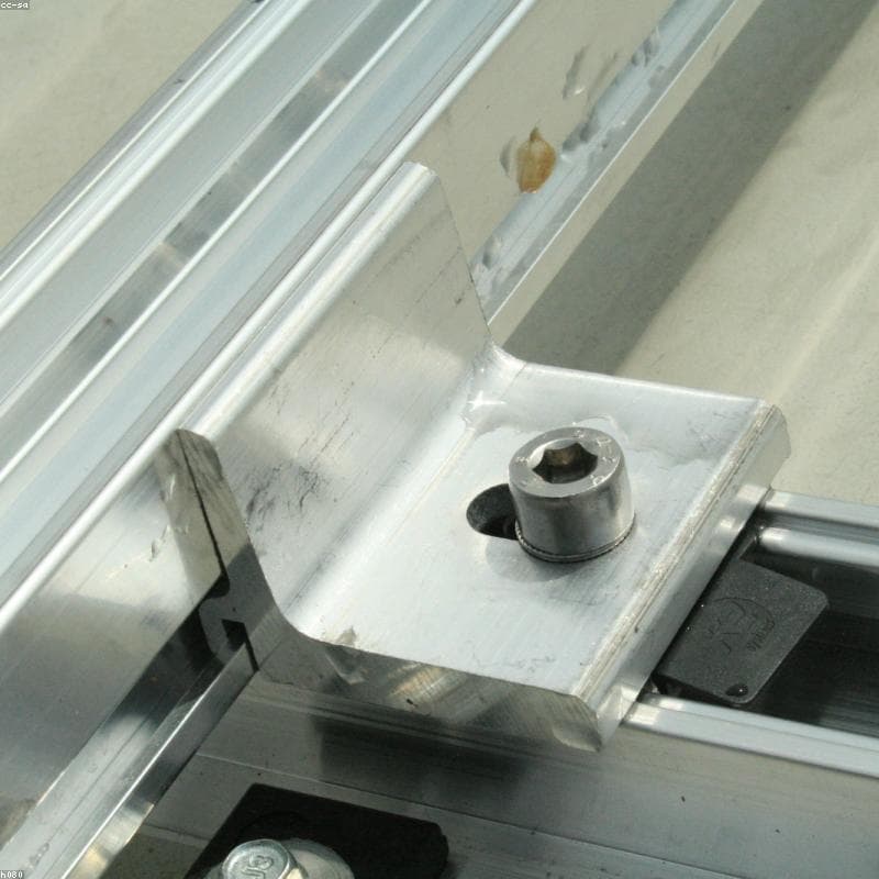 Kit de fixation toiture bac acier — 4 modules